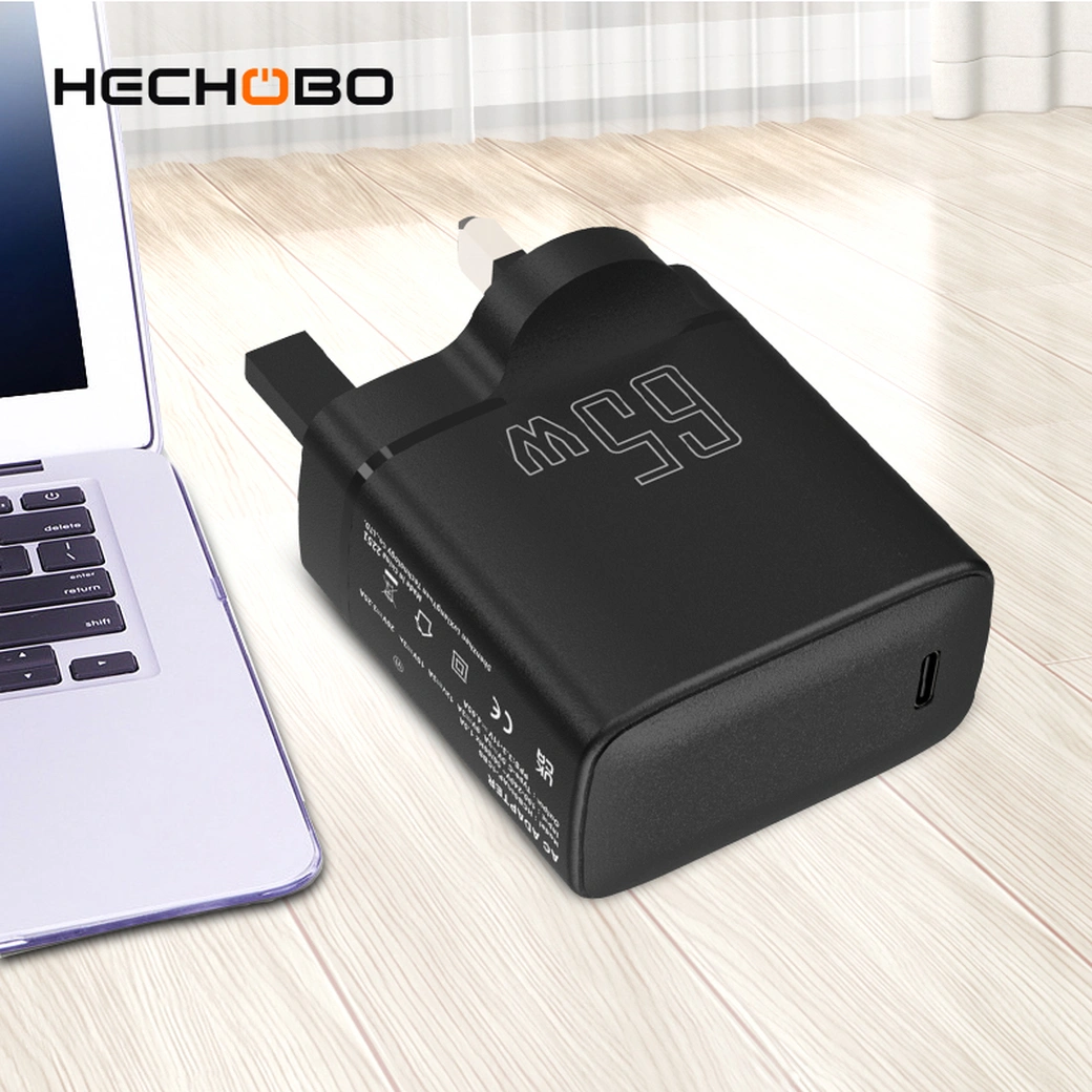 The 65 W charger is an advanced and efficient device designed to deliver fast and reliable charging solutions for various devices with a high power output of 65 watts, providing efficient power supply for quick charging.